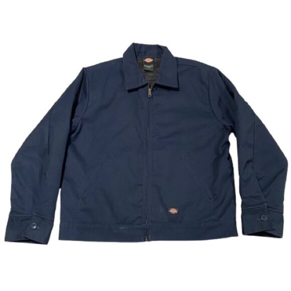 DICKIES MEN'S INSULATED NAVY BlUE EISENHOWER WORK JACKET SIZE LARGE - Picture 3 of 8